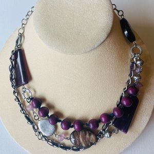 Casual Purple Necklace